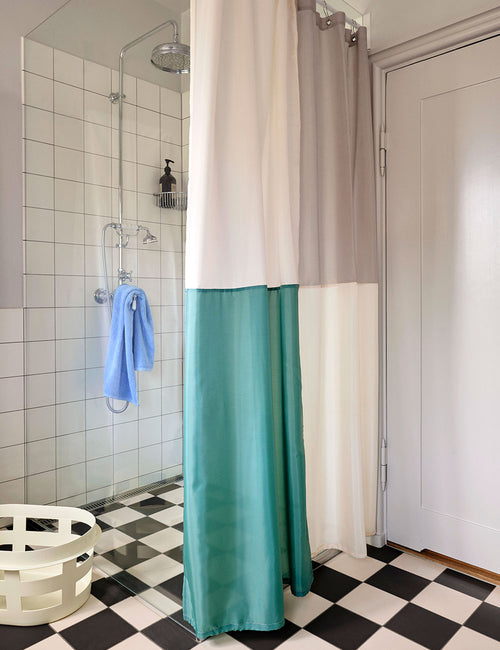 Check shower curtain