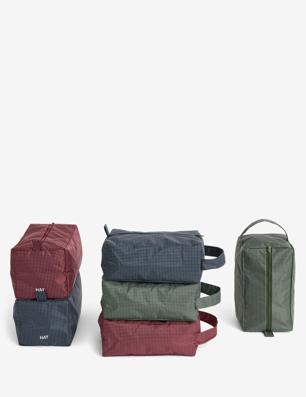 Grid wash bag S
