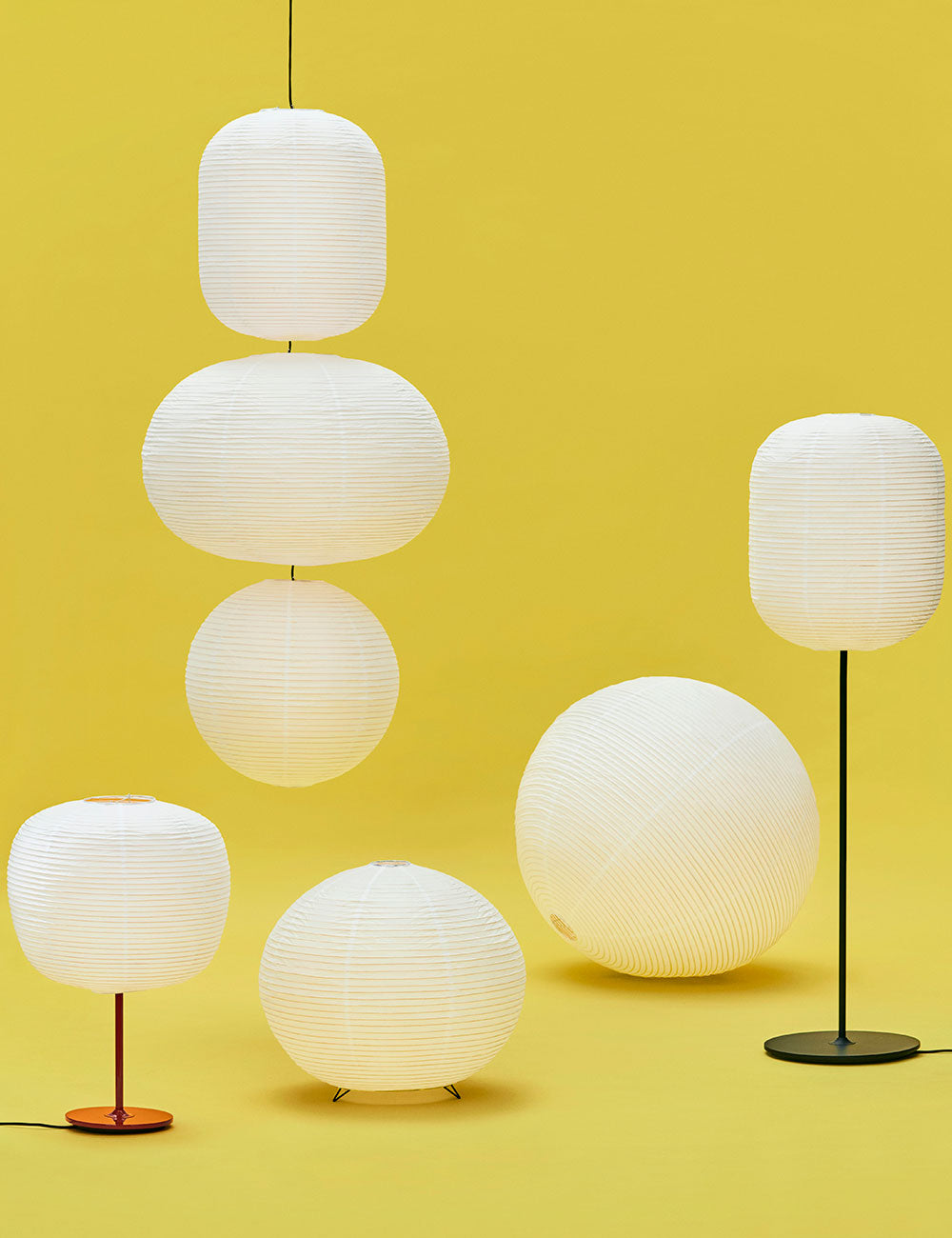 Rice Paper Shade Ellipse HAY - Paper Lamp Shade - Buy HAY Online