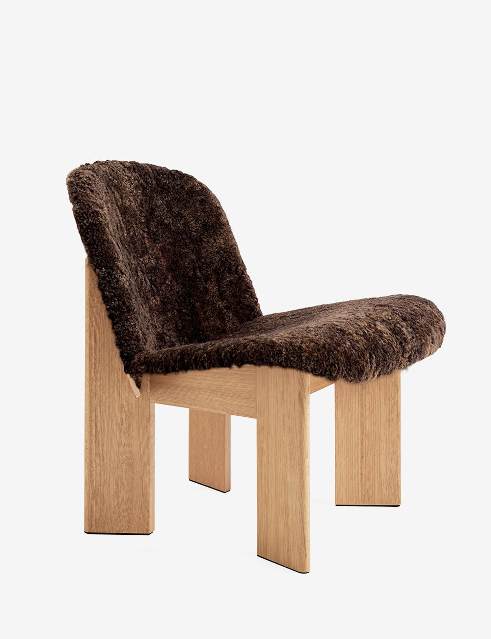 Chisel lounge chair 85 Sheepskin