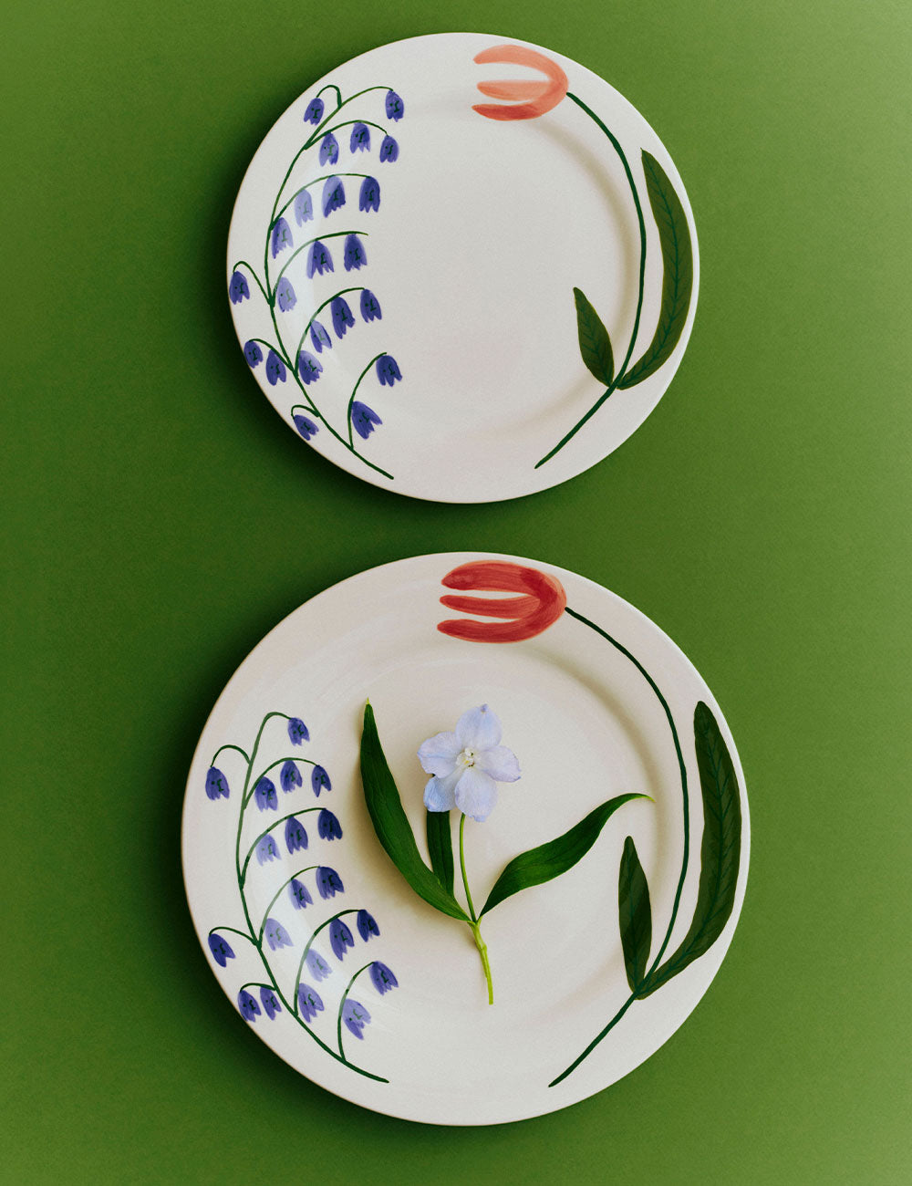 Plato La Pittura Wild Flower Klokkeblomst Ø24