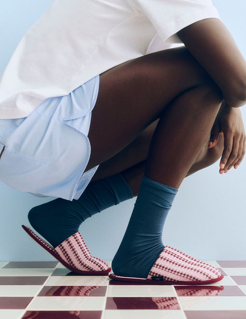 Waffle slippers