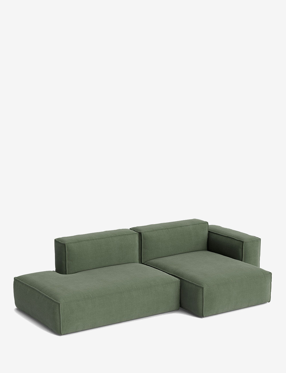 Sofá Mags Soft com capas removíveis, 2,5 lugares, Comb 3 Direita
