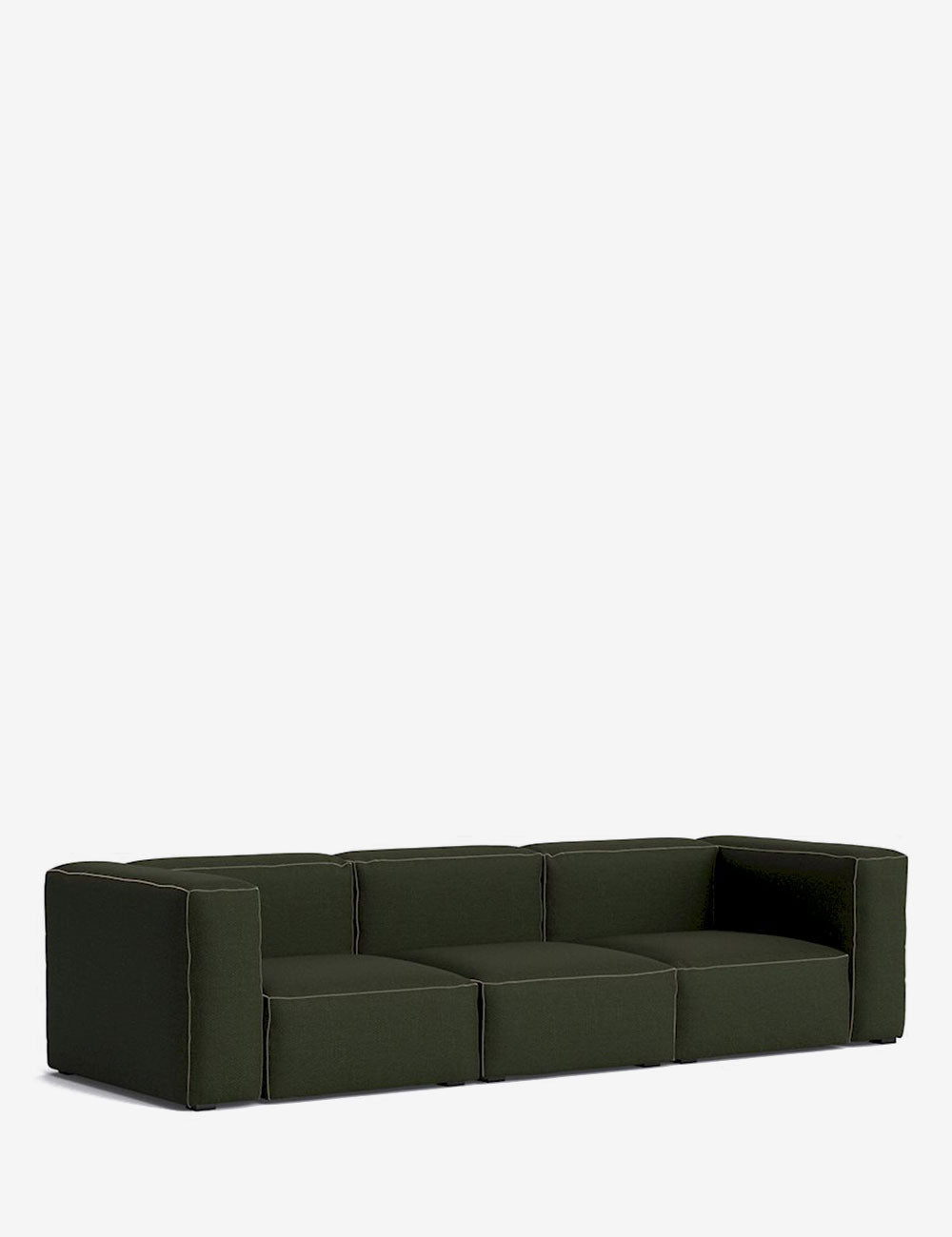 Divano Mags Soft rivestito in Maglia Dark Green | Prodotto da esposizione