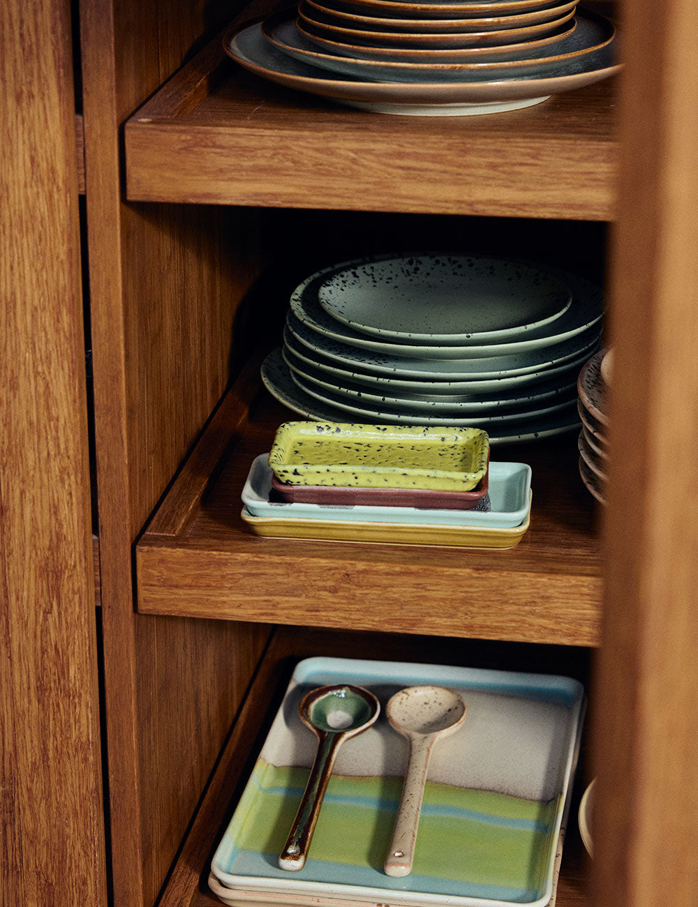 Cucharas servir 70s Ceramics