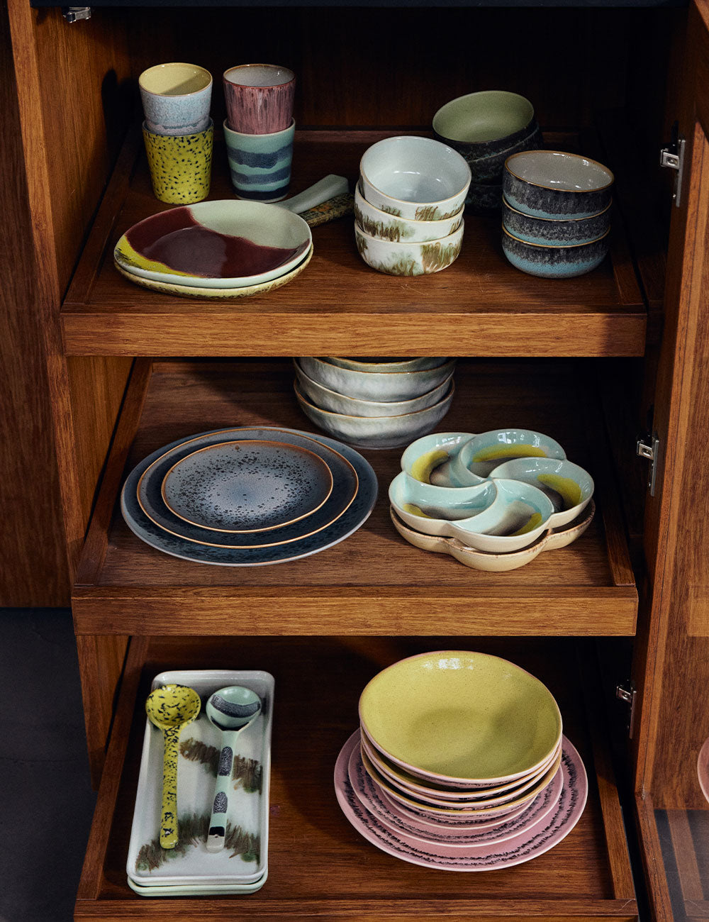 Cucharas servir 70s Ceramics