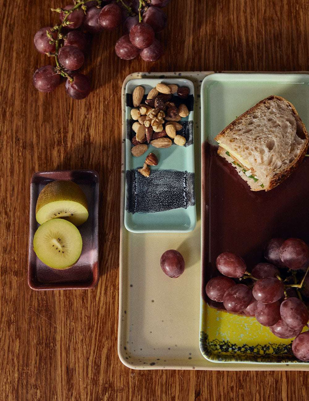 70s Ceramics tray L