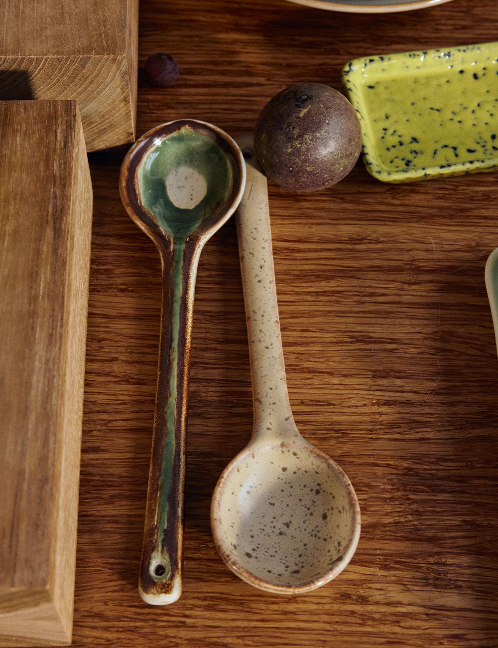 Cucharas servir 70s Ceramics