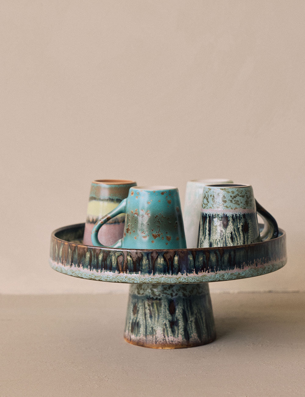Expositor comida 70s Ceramics