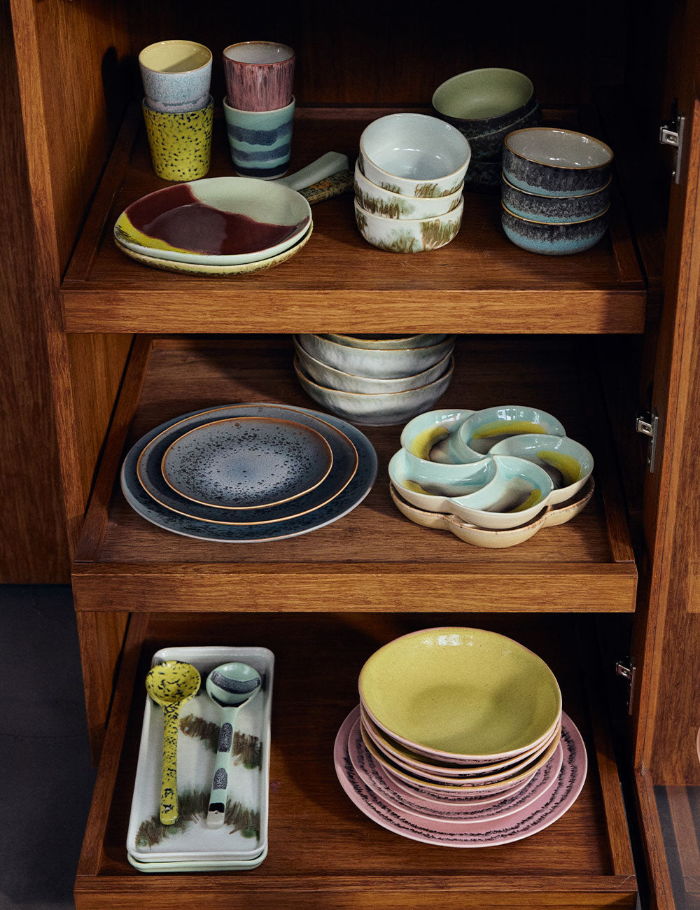 Prato raso Ø 22 70s Ceramics 2 set