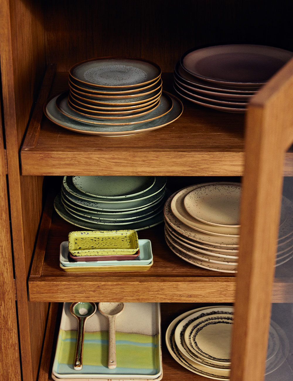 Prato raso Ø 22 70s Ceramics 2 set