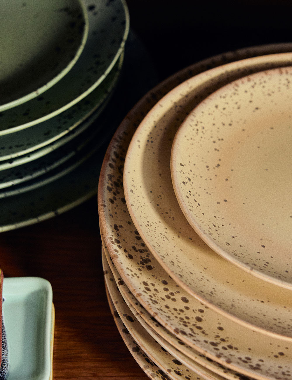 Prato raso Ø 22 70s Ceramics 2 set