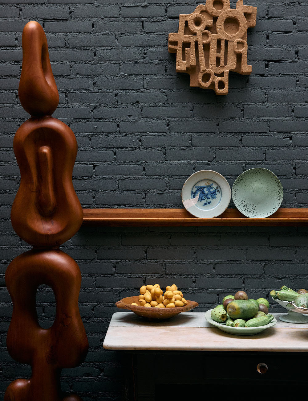 Prato raso Ø 22 70s Ceramics 2 set