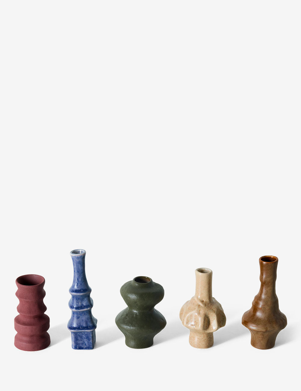 Mini jarrones Palette 70s Cermics 5 set