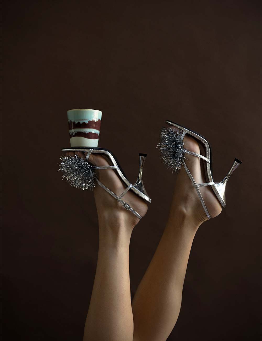 Scented candle Frosted Leaves