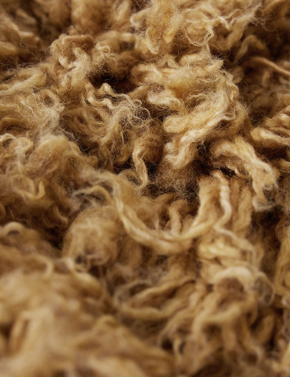 Tapete redonda Fluffy Carmel