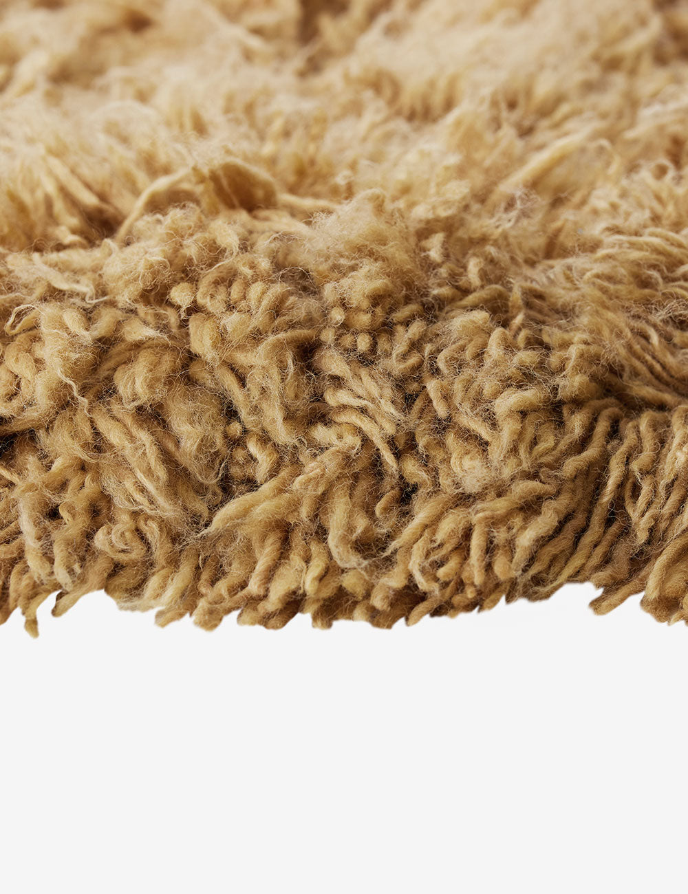 Tapete redonda Fluffy Carmel