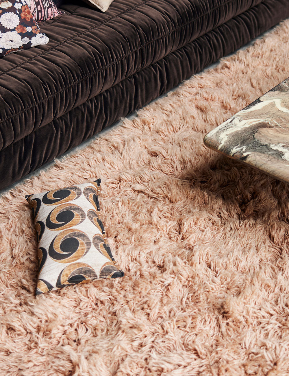 Tapete Fluffy Soft Pink