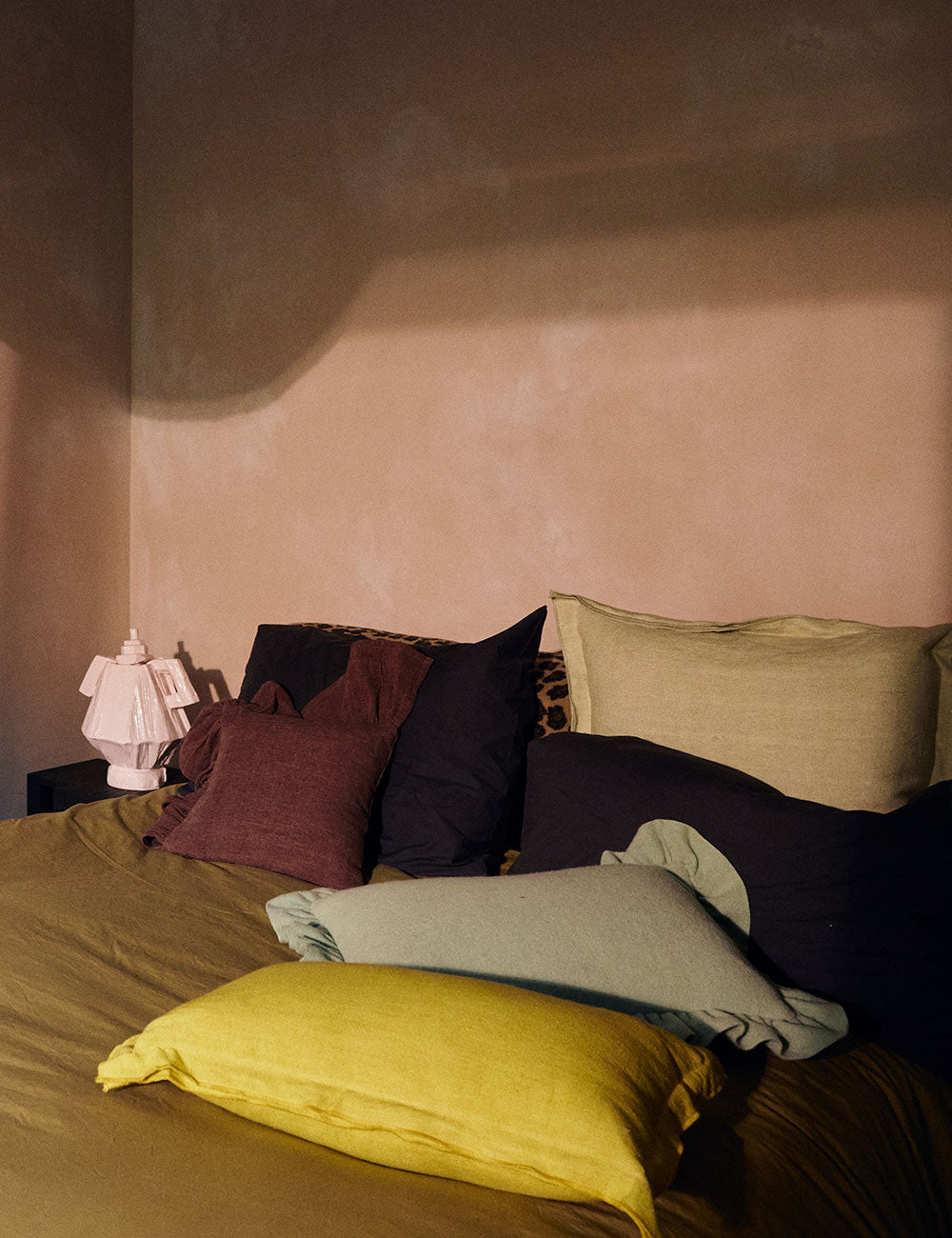 Coussin Linen Lemongrass