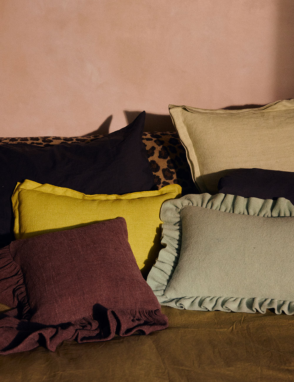 Coussin Linen Lemongrass