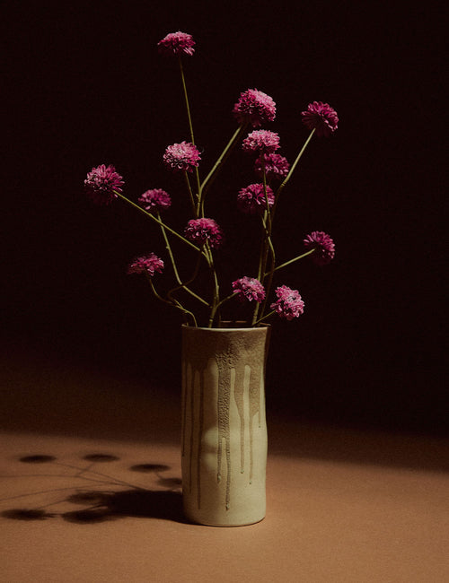 Tall ceramic vase