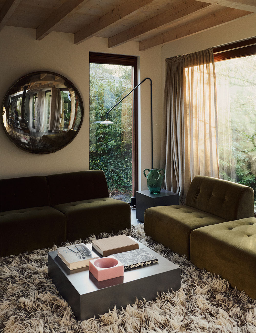 Alfombra Shaggy Checkers