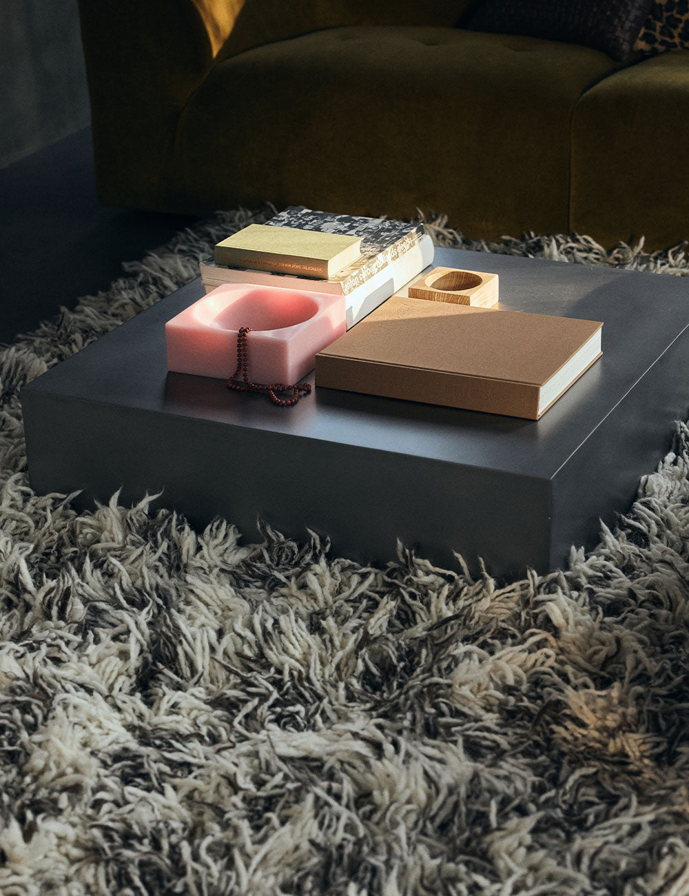 Tapis Shaggy Checkers