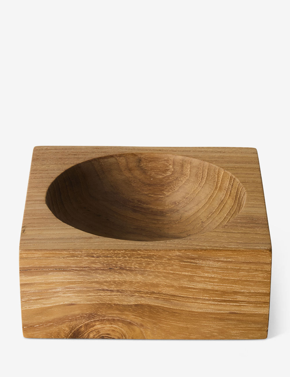 Cuenco Teak Cube M