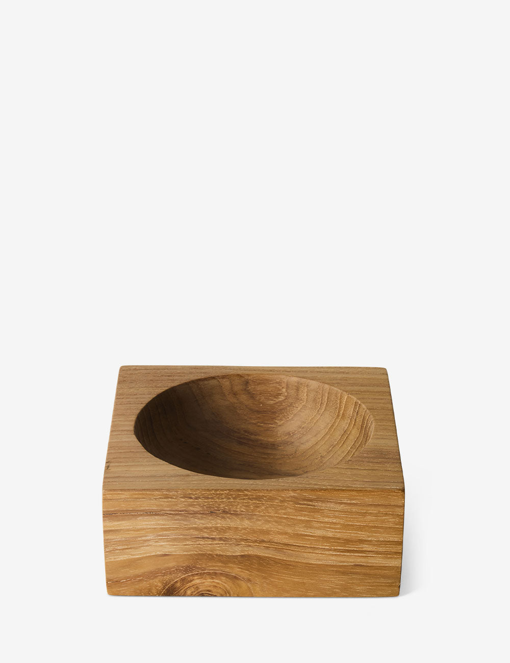 Cuenco Teak Cube S