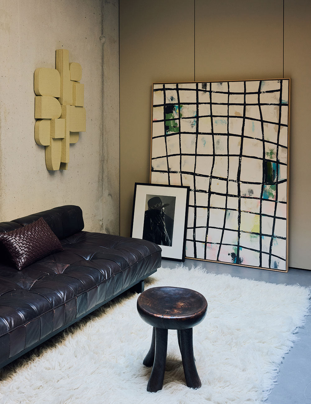 Escultura pared Modernist