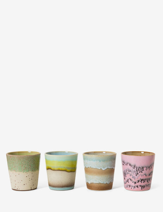 Caneca café 70s Ceramics 4 set