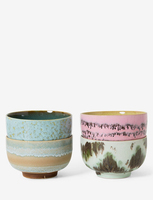 Tijela noodle 70s Ceramics 4 set