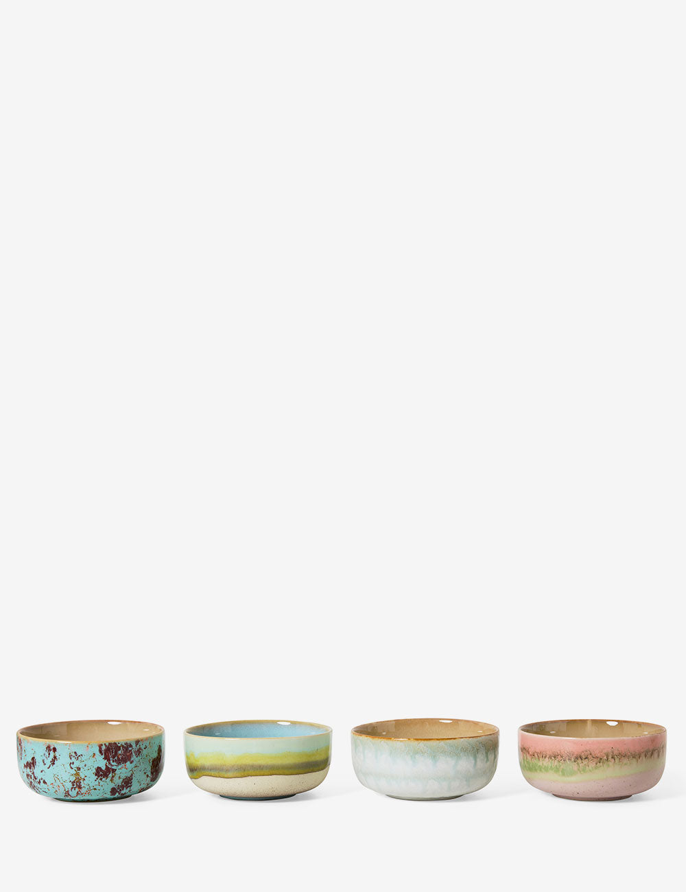Dessert bowl 70s Ceramics 4 set 