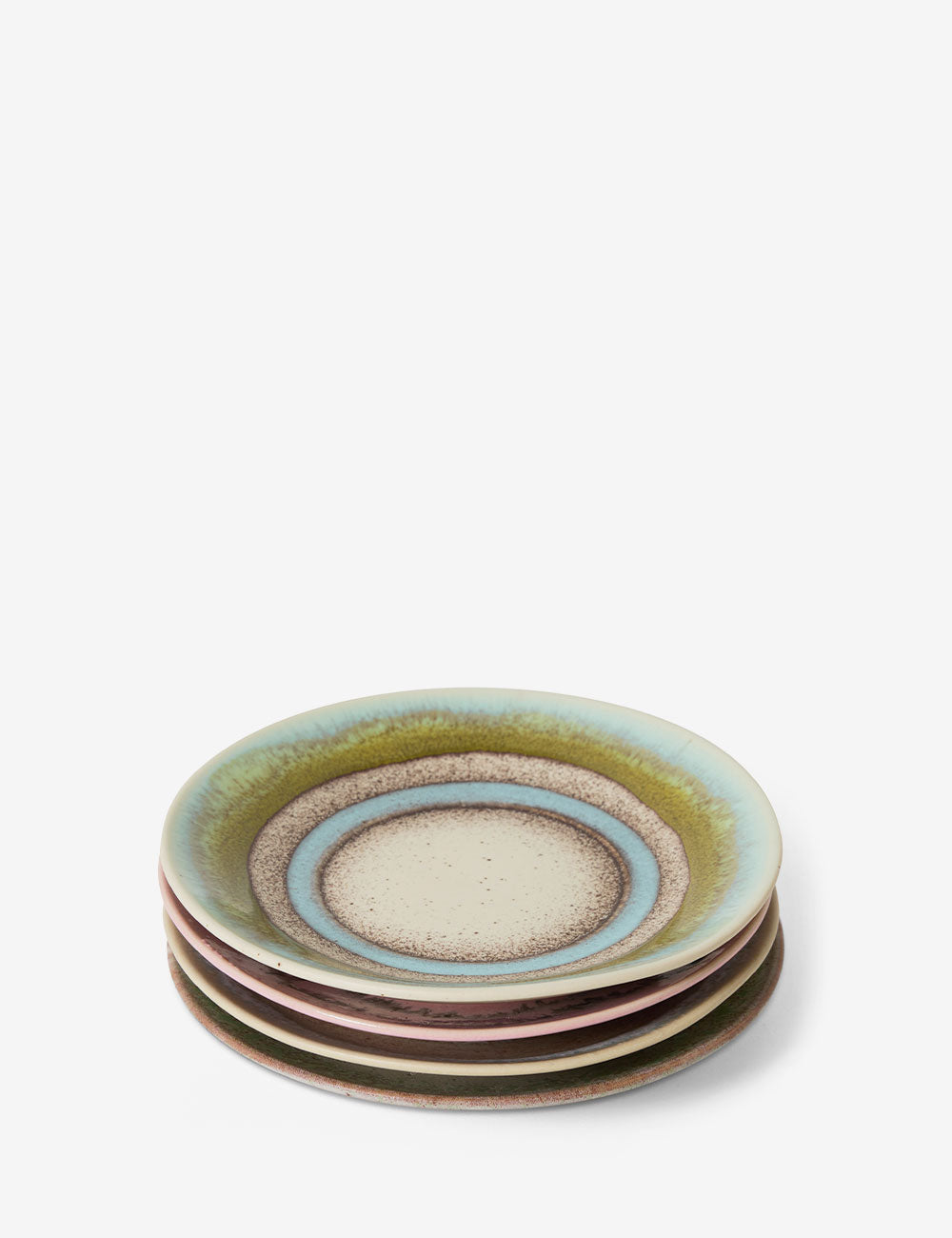 Saucers 70s Ceramics 4 set