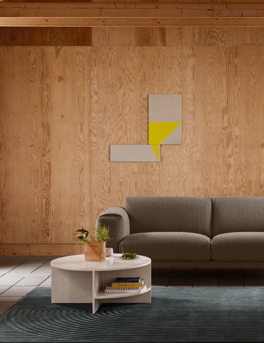 Vaso Ridge frosted glass H16,5