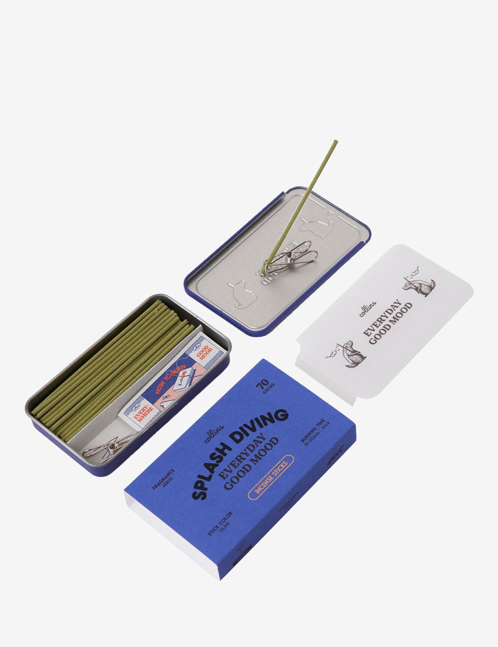 Set Incenso Splash Diving