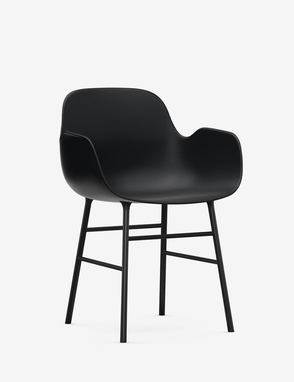 Silla brazos Form metal