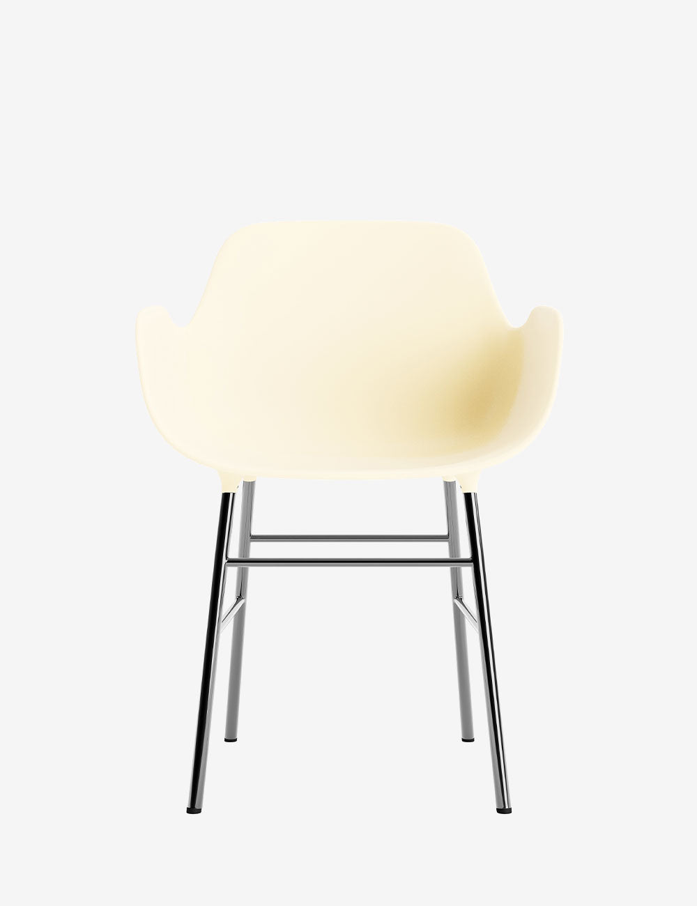 Silla brazos Form metal