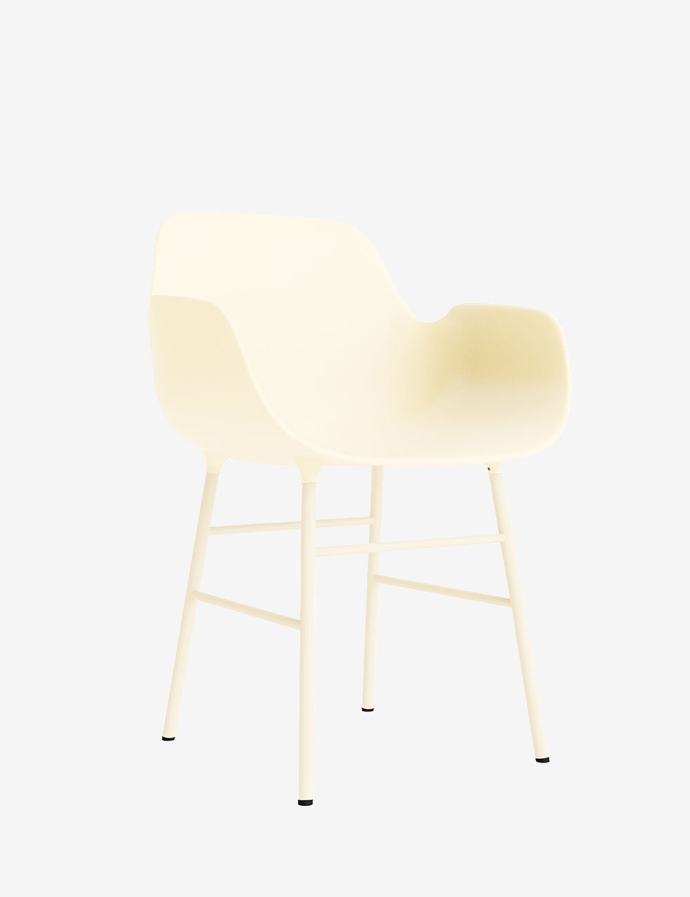 Silla brazos Form metal