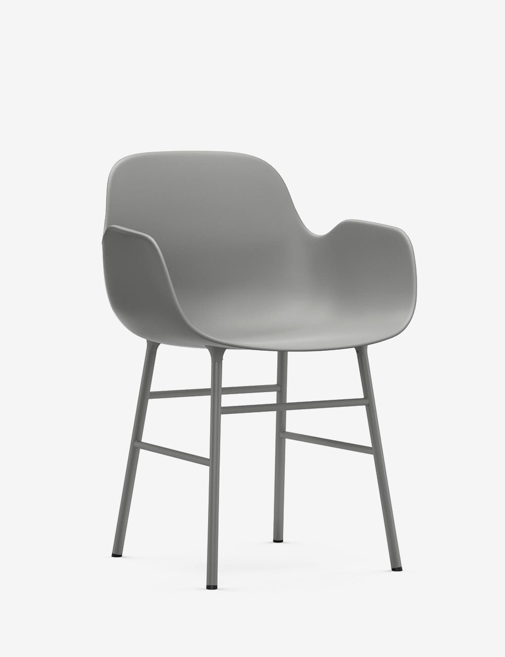 Silla brazos Form metal
