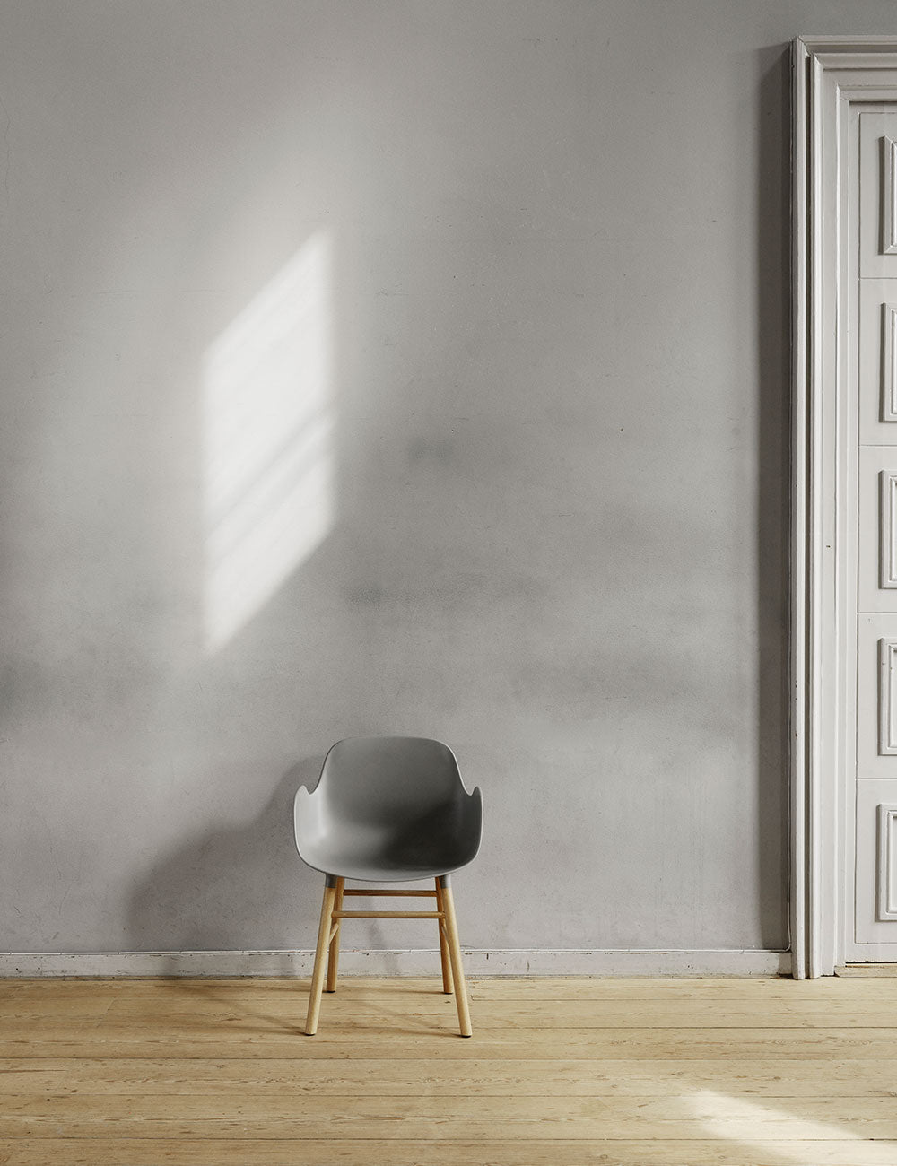 Sedia braccioli Form legno