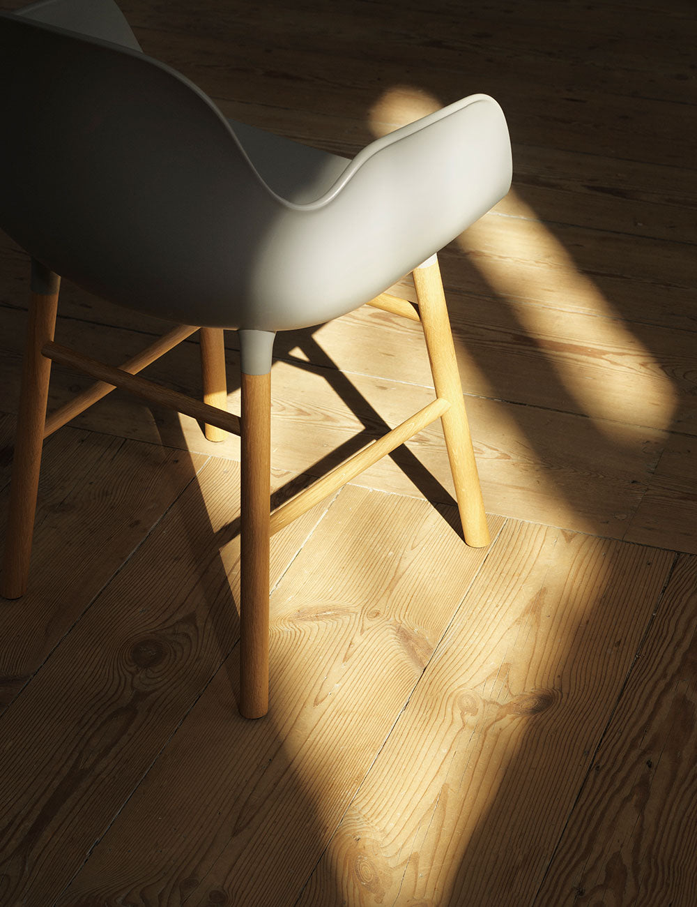 Sedia braccioli Form legno