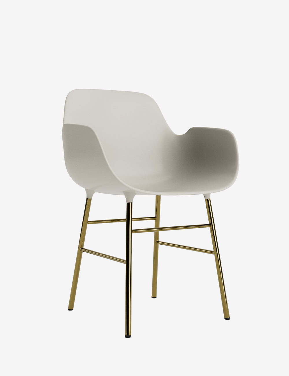 Silla brazos Form metal