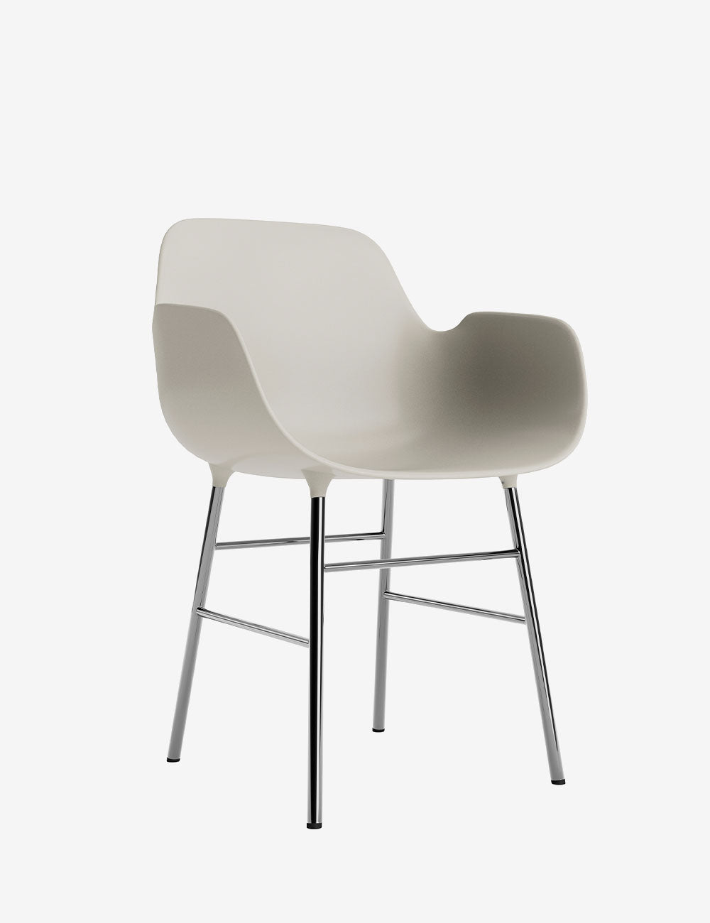 Silla brazos Form metal