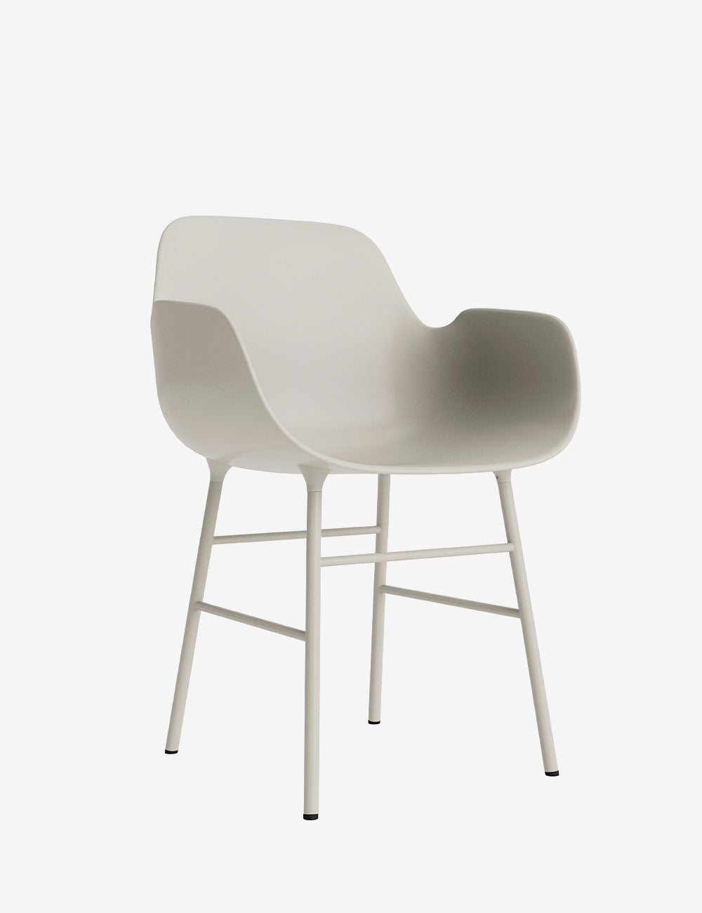 Silla brazos Form metal