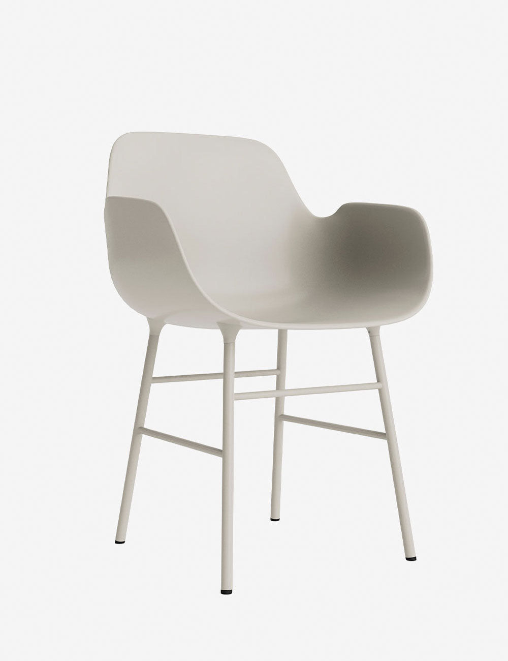 Silla brazos Form metal