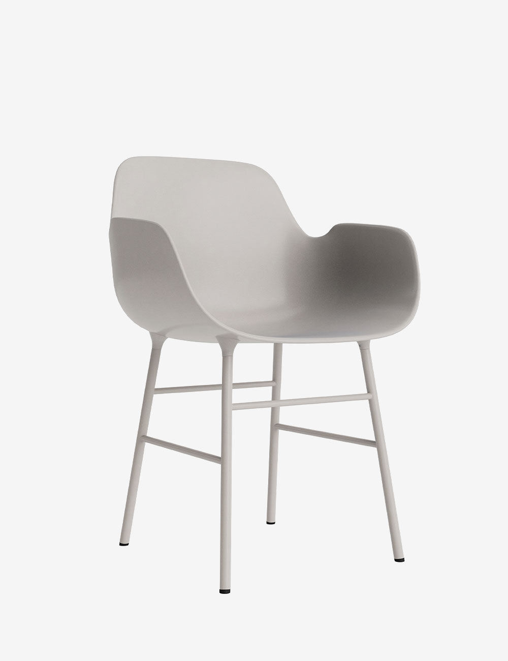 Silla brazos Form metal
