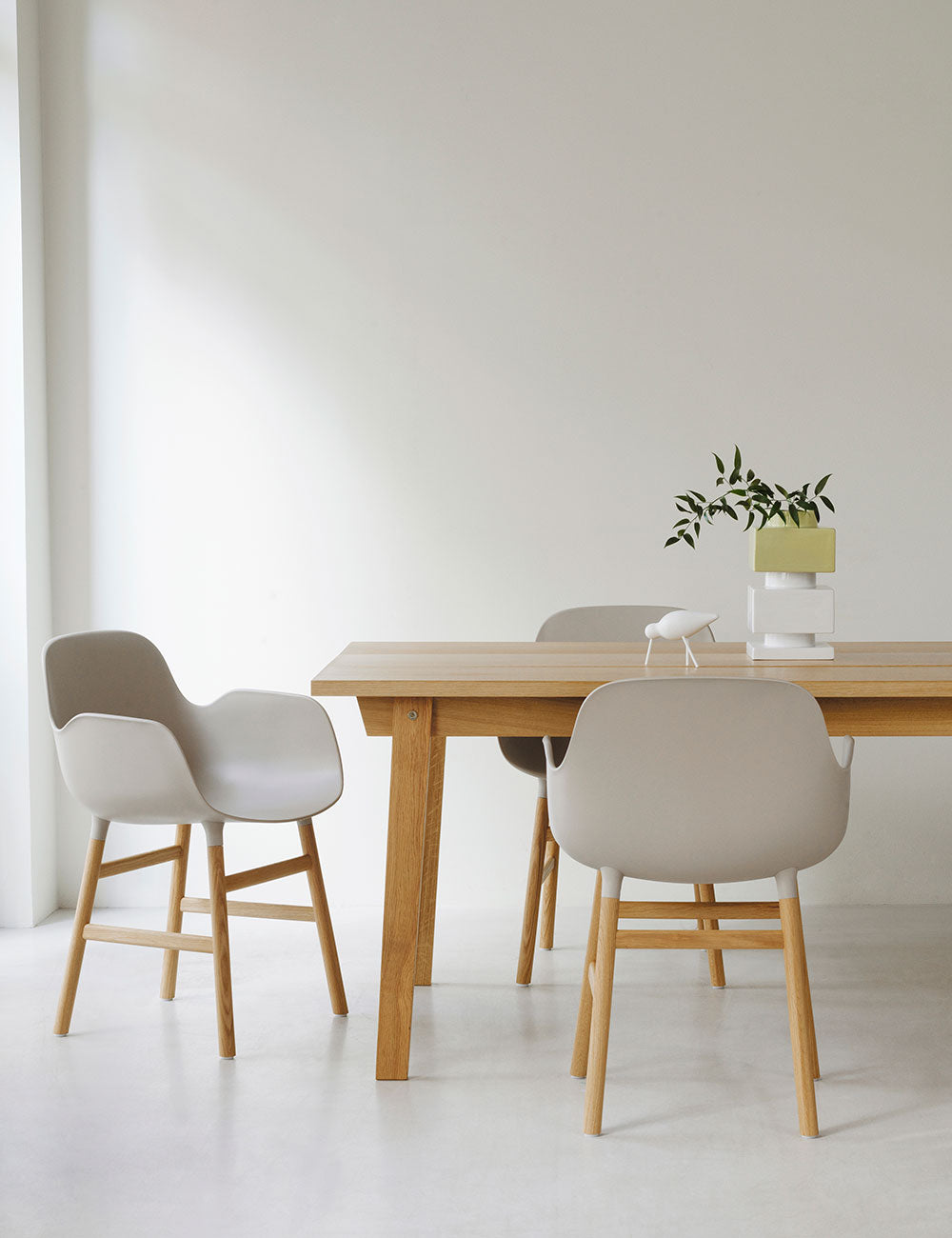 Sedia braccioli Form legno