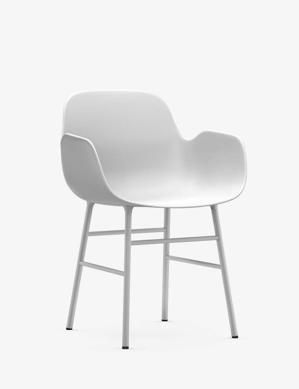 Silla brazos Form metal