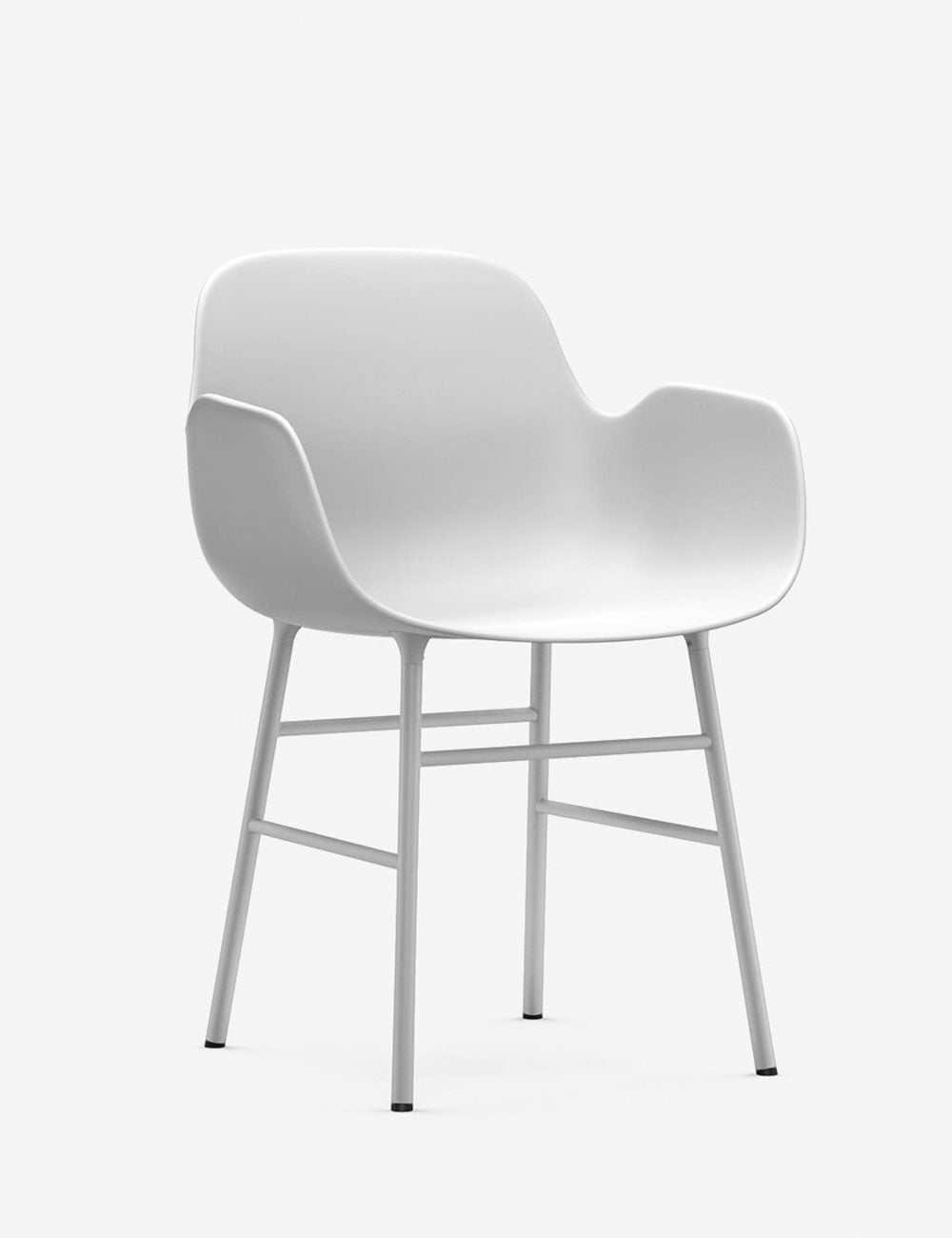 Silla brazos Form metal